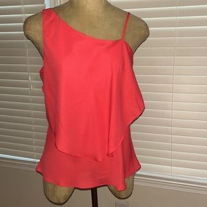 Worn once Fabrik Bright coral blouse size Small